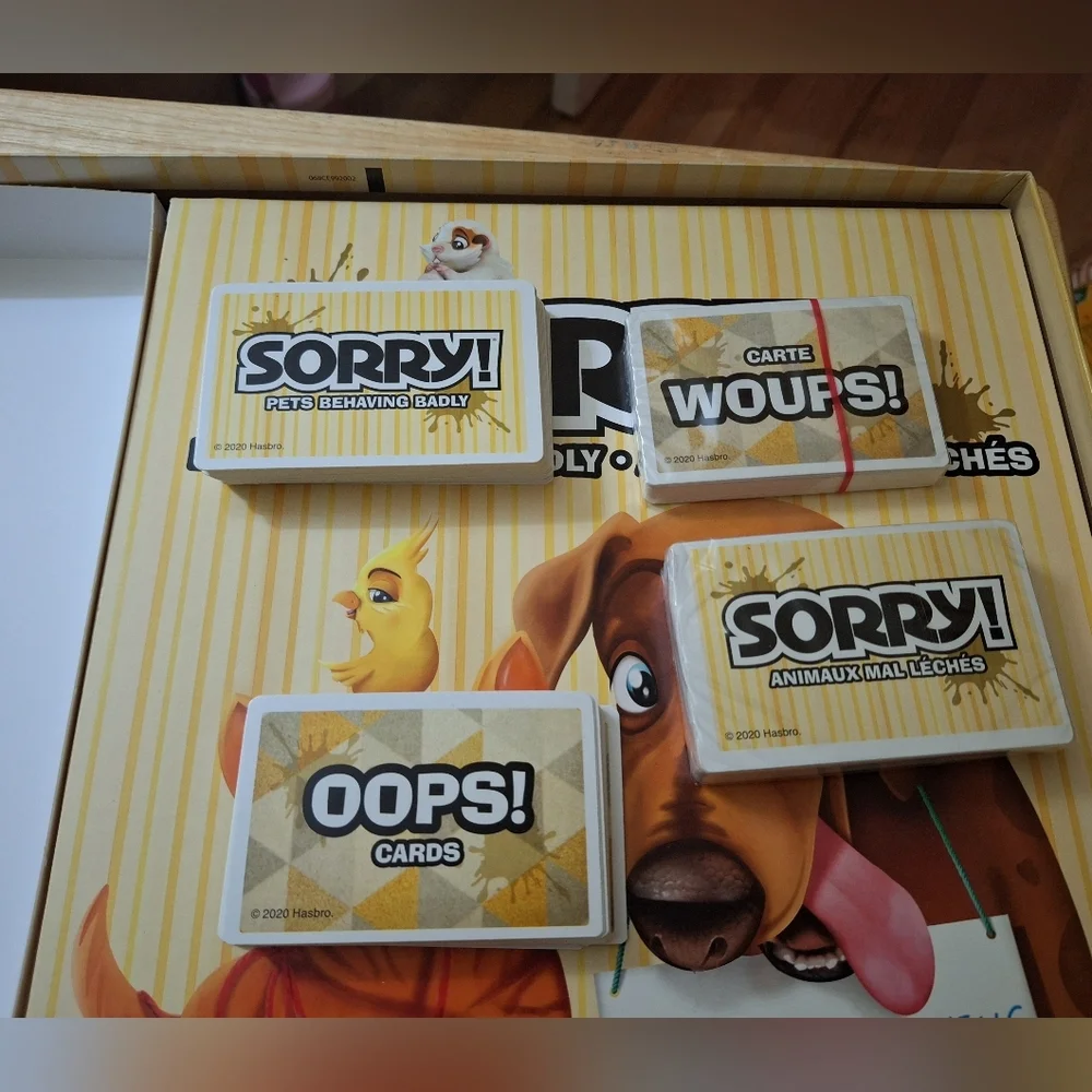 Hasbro Sorry! Pets Behaving Badly Board Game Dogs Cats - Picture 10 of 11